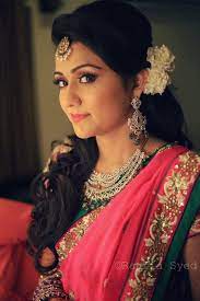 Hyderabad Gujarati Pocket Friendly Stunners Wedding Sonam Rahul Indian Bridal Hairstyles Engagement Hairstyles Indian Wedding Hairstyles
