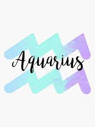 Aquarius Sticker By Winifredjune Aquarius Aquarius Aesthetic Aquarius Images