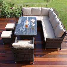 Designed with comfortability in mind first and foremost, you'll be able to chill outside for hours on end with the right garden sofa set for you. Sofa Dining Set With Rising Table Novocom Top
