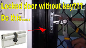 Time is of the essence for a burglar. How To Remove Euro Cylinder Lock Without Key Replace Screen Door Lock Youtube