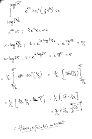 Bagikan (koefisien) a dengan n+1 (pangkat+1) dan tingkatkan pangkat dengan 1. Int Sec 3x Dx Maths Questions
