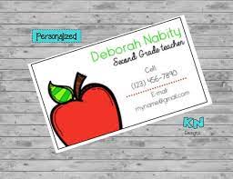 These cards would also be useful when you play musical instruments such as a guitar, piano or violin. Teacher Business Cards Printable Business Cards Teaching Etsy