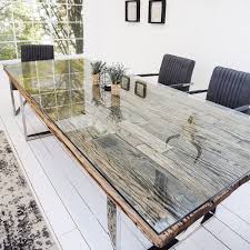 Esstisch Barracuda Antik Teak Holz Mit Stahl Kufenfussen Holztisch Tische Holz Ebay Tische Holz Teak Holz Esstisch Mit Glasplatte