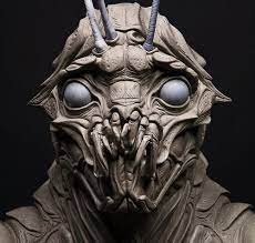 The Idea Of The Prawns Being Obsessed With Cat Food Came From Two Inspirations In Impoverished Areas Of Johannesburg Alien Character Concept Art Creature Art