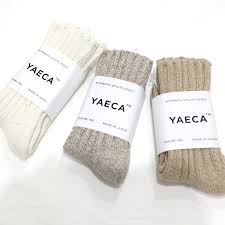 Yaeca(ヤエカ) デザイナー 服部哲弘 井出恭子 コンセプトは「必然的にシンプル」yaecaは日常の中で無意識に使っている日用. Yaeca Cotton Silk Socks Women Velista ãƒ´ã‚§ãƒªã‚¹ã‚¿