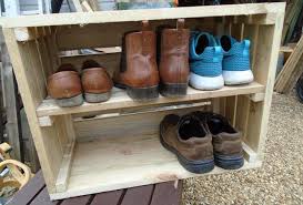 Diy Recycler Une Caisse En Bois Deco En 40 Idees Archzine Fr Caisse Bois Meuble Chaussure Meuble Chaussures Palette