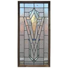 Vintage English Art Deco Style Stained Glass Window Art Deco Stained Glass Diy Stained Glass Window Stained Glass Cabinets