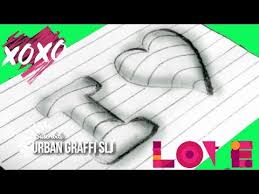 Maybe you would like to learn more about one of these? Como Hacer Dibujos 3d Facil Dibujos De Amor Very Easy How To Draw 3d Parte 1 Youtube