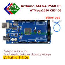 Arduino MEGA ATMega2560 CH340G ATMEGA 2560 R3 + สายUSB Board Mega2560 R3 By  KPRAppCompile | Lazada.co.th