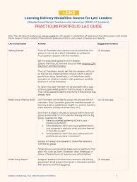 An inspiring yet professional template for coaches and advisors of any profession. Ldm 2 Lac Leaders Guides On Practicum Portfolio Building Learning Human Nature