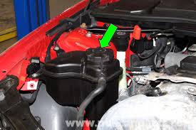 Shut the engine down and allow it to cool while keeping the coolant in the funnel above the radiator opening. Bmw E90 Coolant Flush E91 E92 E93 Pelican Parts Diy Maintenance Article