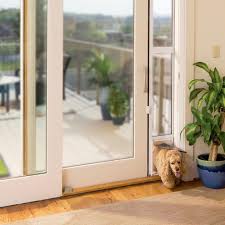 Patio doors can come in a range. Petsafe Freedom Patio Panel Dog Door Shop Sliding Glass Pet Doors