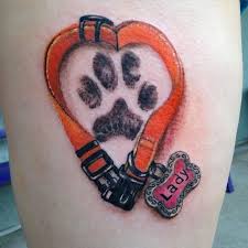 Tap For Those Doggy Lover Products At Shire Fire 40 Off Or More Puppy Powers Sale Plus Free Shipping Wo Collar Tattoo Memorial Tattoos Dog Tattoos