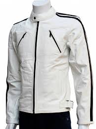 Black And White Striped Jacket Mens Men White Leather Biker Jacket Leather Jacket Men Custom Leather Jackets Mens Leather Jacket Biker