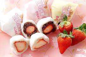 いちご大福 寳来堂 創業明治13年 大阪市は千林大宮にある老舗の和菓子屋 いちご大福 和菓子屋 大福