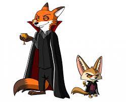 Nick Wilde and Finnick as vampires by jblrules316 -- Fur Affinity [dot] net