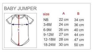 Baby Jumper Size Chart Google Search Crochet Baby Size