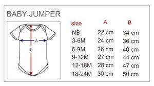 baby jumper size chart google search crochet baby size