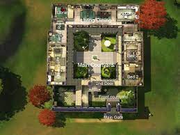 To this end, the house was surrounded by a high fence. Image Result For Floor Plans With A Garden In The Middle Japanese Style House Courtyard House Plans Courtyard House