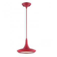 The red wire is spliced to the output on the dimmer and at the other end to the blue light wire. Nuvo 20w Fantom Led Colored Pendant Light Rayon Wire Red Finish Nuvo 62 447 Homelectrical Com