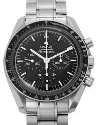 The speedmaster's history goes back to 1957 when it was introduced as a sports and racing chronograph, complementing omega's position as the official timekeeper for the olympic games. Omega Speedmaster Moonwatch Chronograph 311 30 42 30 01 005 42 Mm Stahl Kaufen Watchmaster Com