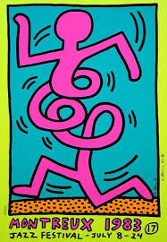 Voir plus d'idées sur le thème montreux jazz festival. Keith Haring 17th Montreux Jazz Festival 7 8 7 24 83 Jazz Festival Kunst Poster Poster