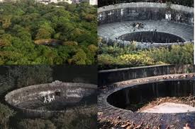 Tower of silence in India. Sky burial ...