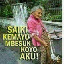 Dosa sing paling ngenes yaiku dosambat ora duwe duit. Kata Kata Lucu Bahasa Jawa