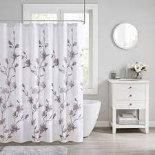 Not all curtain hooks have to be functional without style. Anise Floral Printed Burnout Shower Curtain Target