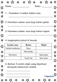 8.1.2 mengelaskan objek berdasarkan sumber asasnya. Bijak Sains Sr Sains Tahun 4 Unit 8 Bahan Facebook