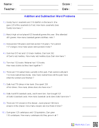 Get the best math program for your kids. Addition And Subtraction Word Problems Subtraction Word Problems Word Problems Word Problem Worksheets