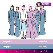 Beli dress model terbaru 2018, dress lengan buntung + blazer cantik dan elegant. Pilihan Padanan Warna Baju Bridesmaid Terbaik 2019 Puan Mary