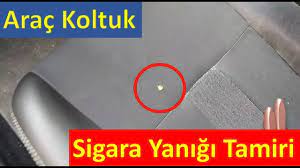 arac koltuk sigara yanik tamiri youtube