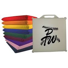 Vinyl Seat Cushion 1 1 2 Thick Stadium Seat Cushions School Spirit Store Stadium Cushions