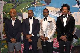 Jay Z And Kanye West Reunited At Diddy S 50th Birthday Party And The Photos Are Worth A Thousand Words Jay Z Kanye West Jay Z Kanye West