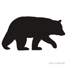 Black Bear Silhouette S Sticker By Jenn Inashvili In 2021 Bear Sketch Bear Silhouette Black Bears Art