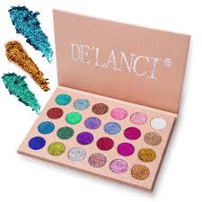 De Lanci Pressed Glitter Eyeshadow Palette Glitter Eyeshadow Pressed Glitter Eyeshadow Palette Shimmer Makeup