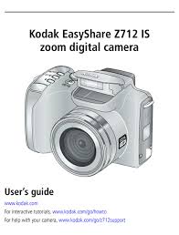 Kodak easyshare z712 is 7.1 mp digital camera with 12xoptical image stabilized zoom. Kodak Easyshare Z712 Is User Manual Pdf Download Manualslib