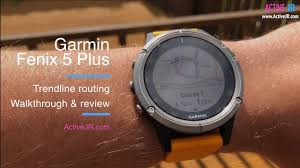 Garmin Fenix 5 Plus Trendline Routing Walkthrough Review Youtube