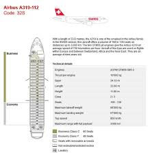 Swiss Air Airlines Airbus A319 Aircraft Seating Chart Swiss Air Aircraft Airlines