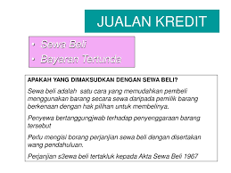 Penangguhan pembayaran masih secara automatik untuk sewa beli dan pembiayaan islam berkadar tetap. Objektif Pembelajaran Ppt Download
