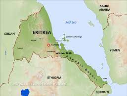 Find the places to visit in eritrea map.detailed tourist and travel map of eritrea in africa providing regional information. Eritrea Physical Map