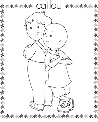 Free printable caillou coloring pages for kids that you can print out and color. Caillou Coloring Book 16