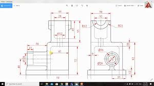 رسم المنظور الهندسي من خلال مسقطين برنامج الانفينتور 3d Modelling I Messages