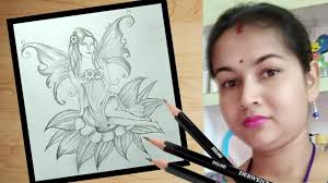Pencil Drawing For Beginners How To Draw A Fairy Girl Easy Youtube Today i'm going to draw a fairy. pencil drawing for beginners how to draw a fairy girl easy