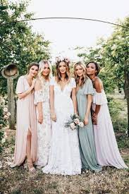 30 Chic Bohemian Wedding Theme Ideas Wedding Forward Bridesmaid Dresses Boho Summer Bridesmaid Dresses Mixed Bridesmaid Dresses