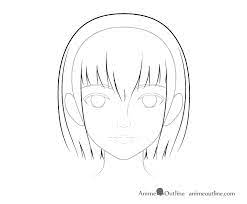 How To Draw A Realistic Anime Face Step By Step Animeoutline Anime Nose Anime Mouth Drawing Anime Face Drawing