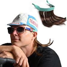 Amazon.com: STOKIES Mullet Wig Eyewear Retainer 70s 80s Costume Cosplay  Party