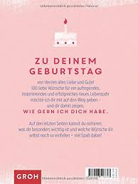 100 Dinge Die Ich Dir Wunsche Zum Geburtstag 9783848516643 Amazon Com Books