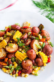 Southwest Roasted Potato Salad Aberdeen S Kitchen Recipe Potatoe Salad Recipe Healthy Recipes Roasted Potato Salads